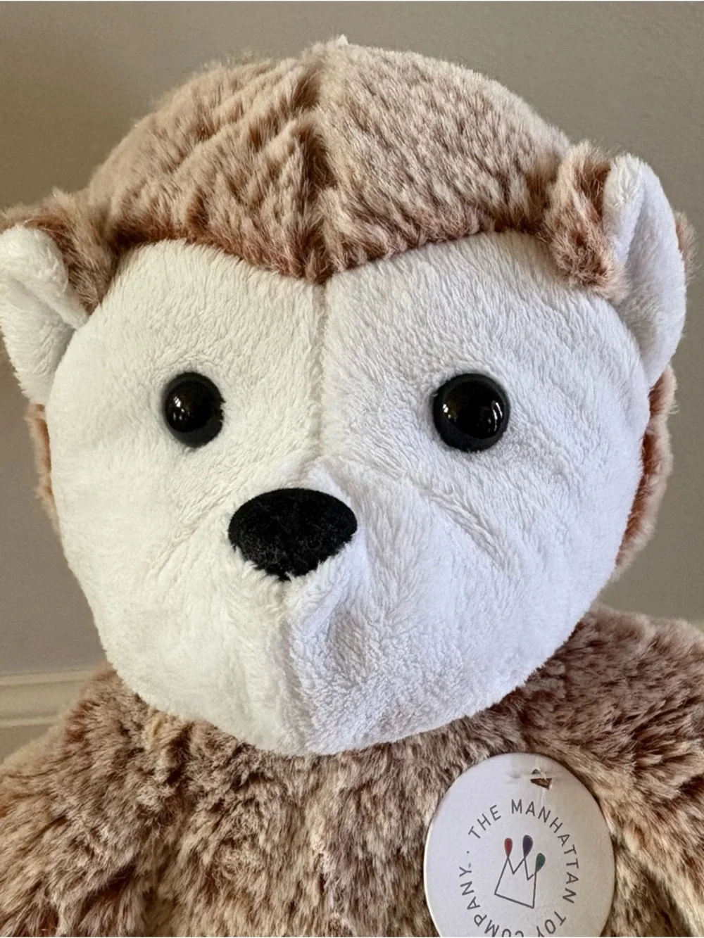 MANHATTAN TOY Woodlanders Ollie Hedgehog 12" Frosted Brown Plush Plush Soft 2016 - Picture 4 of 12